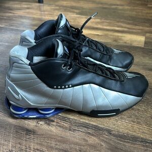 Nike Black and Silver Men's Athletic Shoes